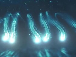 Flying in darkness Stock Footage