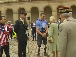 Camilla meeting injured Help for Heroes servicemen News Clip