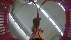 Shopping basket point of view Stock Footage