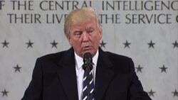 Trump Meets CIA Employees, Pledges Support News Clip