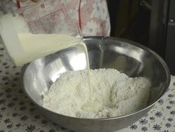 Pouring Milk Stock Footage