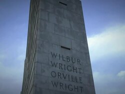 Wright Brothers National Monument Tilt Down Stock Footage