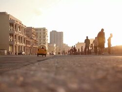 Havana, The Malecon Stock Footage