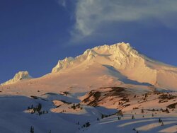 Mount Hood timelapse Stock Footage
