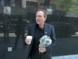 David Cassidy at the 'Good Day New York' studio Stock Footage