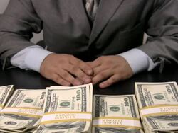 Lots of cash money. Thousands dollars. US Paper Currency. Stock Footage