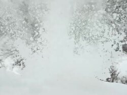 HD Super Slow-Mo: Snowy Explosion Stock Footage