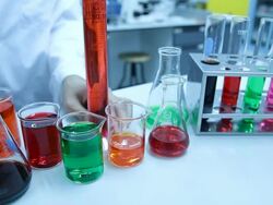 Scientist and Chemistry Laboratory Experiments Stock Footage