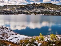 Winter river Stock Footage