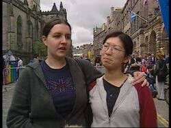 Thousands flock to Edinburgh for the annual fringe festival. News Clip