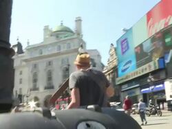 Picadilly Circus, Olympic London General Views on July 21, 2012 in London, England (Footage by Getty Images) Stock Footage