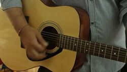 Man play the guitar Stock Footage