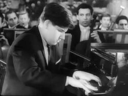 International Tchaikovsky Competition in Moscow Stock Footage