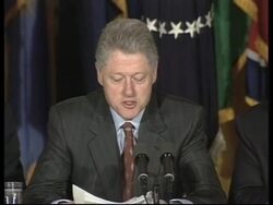 USA: BILL CLINTON PROPOSES EDUCATION REFORMS News Clip