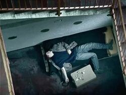 HA, MS, drug addict lying on bed, Ljubjana, Slovenia Stock Footage