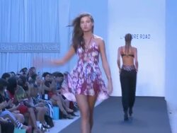 EVENT CAPSULE CLEAN - 6 Shore Road  - Mercedes-Benz Fashion Week Swim 2014 Stock Footage
