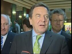 WRAP German and Israeli reaction to Blair victory News Clip