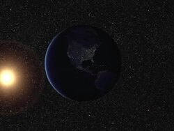 Night and day over USA, loopable, full HD 1080p. Stock Footage