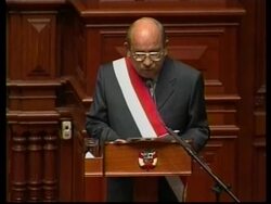 PERU: VALENTIN PANIAGUA BECOMES INTERIM PRESIDENT News Clip