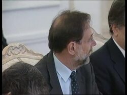 RUSSIA: EU COMMISSIONER JAVIER SOLANA MEETING (2) News Clip