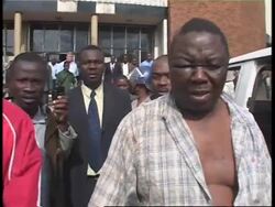 WRAP MDC official in SA comments on Tsvangirai's injuries, testimony from victim ADDS lawyer News Clip