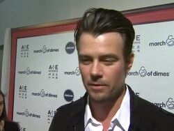 INTERVIEW - Josh Duhamel on supporting March of Dimes at March of Dimes Celebration of Babies Luncheon Honoring Jennifer Lopez in Los Angeles, CA on 12/06/13 Stock Footage