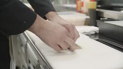 Chef Preparing Sushi Stock Footage