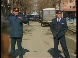 Albania - Protest banned News Clip