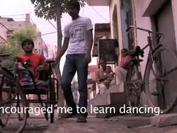Legless Indian B-Boy Wows India's Got Talent Stock Footage