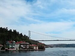 HD: Fatih Sultan Mehmet Bridge Stock Footage
