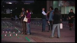 Rally, candle vigil in honour of victims of violence News Clip