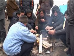 Chinese workers camp outside Embassy ask for repatriation Instructional Video