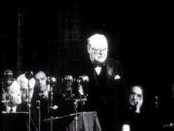 CHURCHILL OPENS ""ALL-FOR-ALL"" CONGRESS News Clip