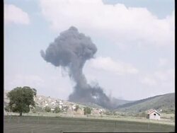 Bosnia - IFOR destroy ammunition dump News Clip