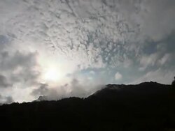 Mountain Sky Time Lapse Stock Footage