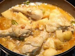 Massaman curry, Thai most favorite food Stock Footage