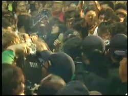 Rally protesting against US beef imports turns violent Instructional Video