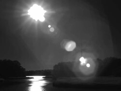 End of World infrared sunset timelapse Stock Footage