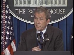 Presser on defence funding, business, bin Laden News Clip