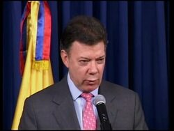 Colombia Def Min and US Joint Chiefs of Staff Chairman news conference News Clip