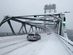 Winter in New England Stock Footage
