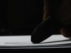 Charcoal drawing Stock Footage