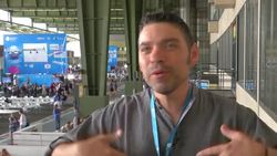 Robots and smartphones at huge technology party News Clip