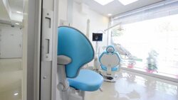 DOLLY SHOT: Dentist office Stock Footage