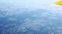 AERIAL Aachen, North Eifel And The Cologne Lowland (4K/UHD to HD) Stock Footage