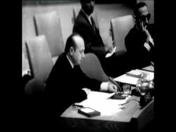 SYND 10 8 68 SOVIET UNION AMBASSADOR SPEAKS TO SECURITY COUNCIL Instructional Video