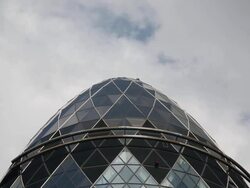 Gherkin Skycraper Goes Into Receivership Stock Footage