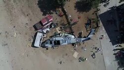 CLEAN : 13 killed in minister's quake zone copter crash News Clip