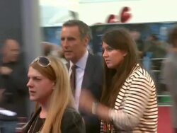 Dermot Murnaghan at the Cowboys & Aliens UK Premiere at London England. (Footage by WireImage Video/Getty Images Entertainment Video) Stock Footage