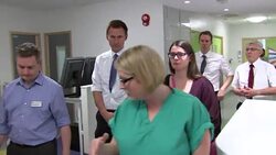 Jeremy Hunt on hospital tour News Clip